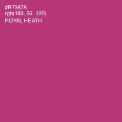 #B7387A - Royal Heath Color Image